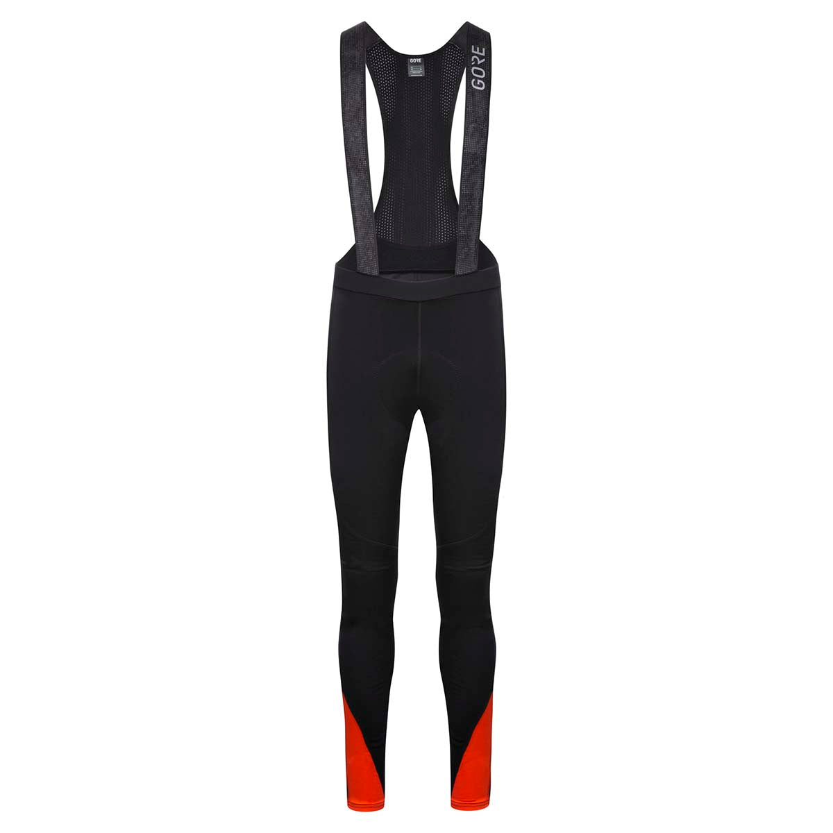 Gore C5 Thermo Bib Tights+ - Black/Fireball
