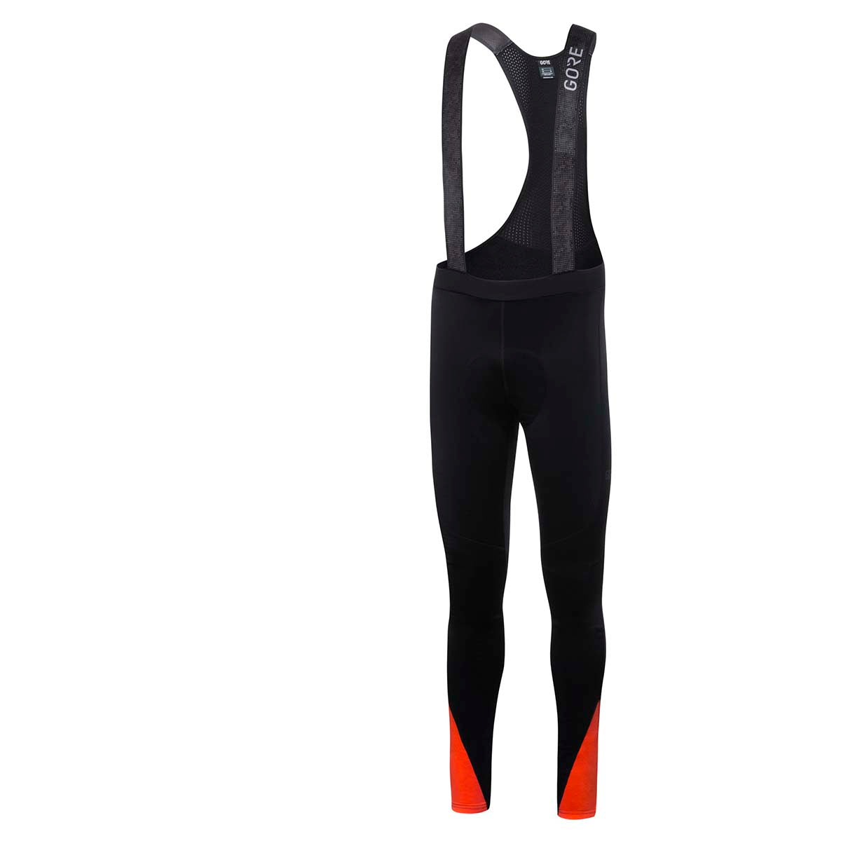 Gore C5 Thermo Bib Tights+ - Black/Fireball