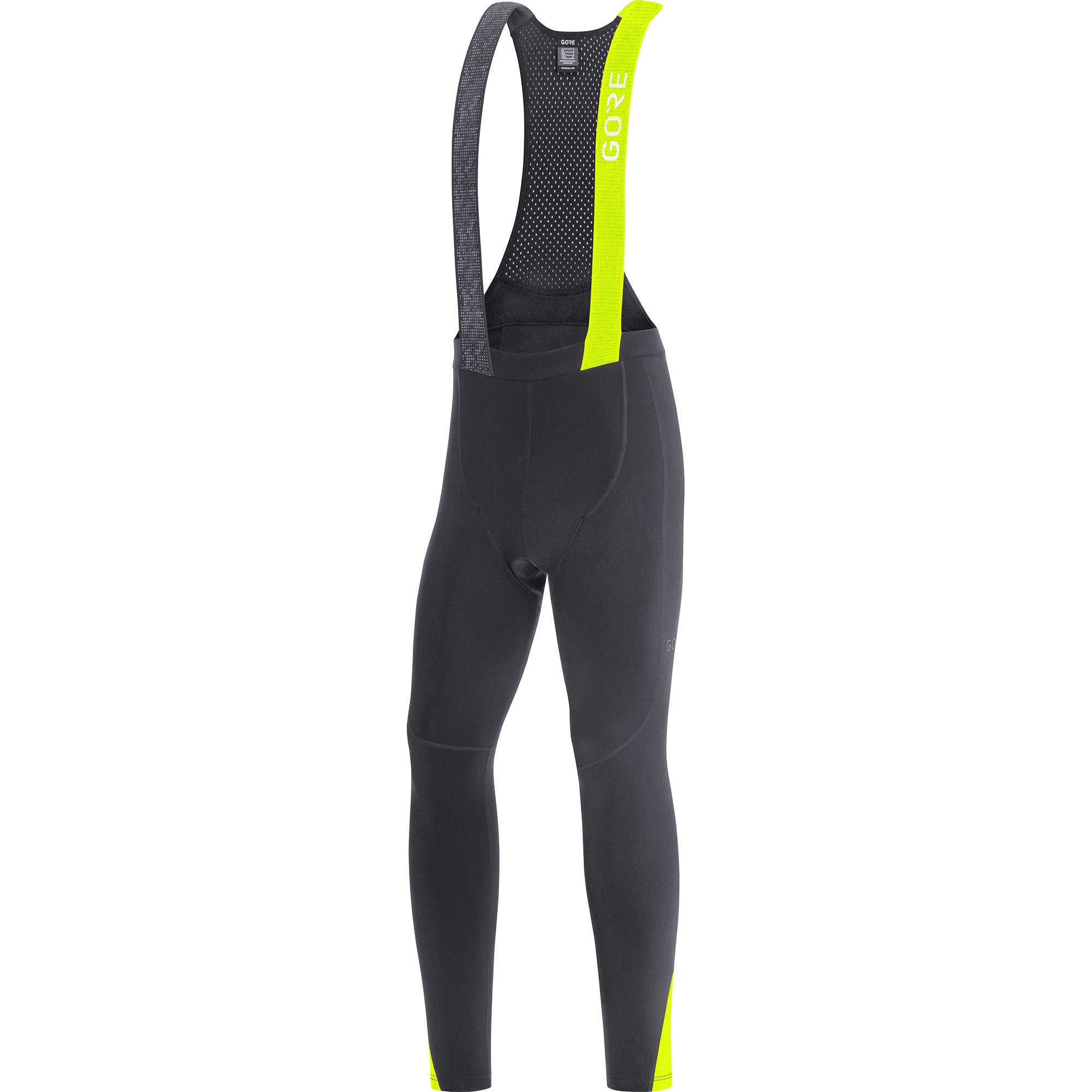 Gore C5 Thermo Bib Tights+ - black/neon yellow