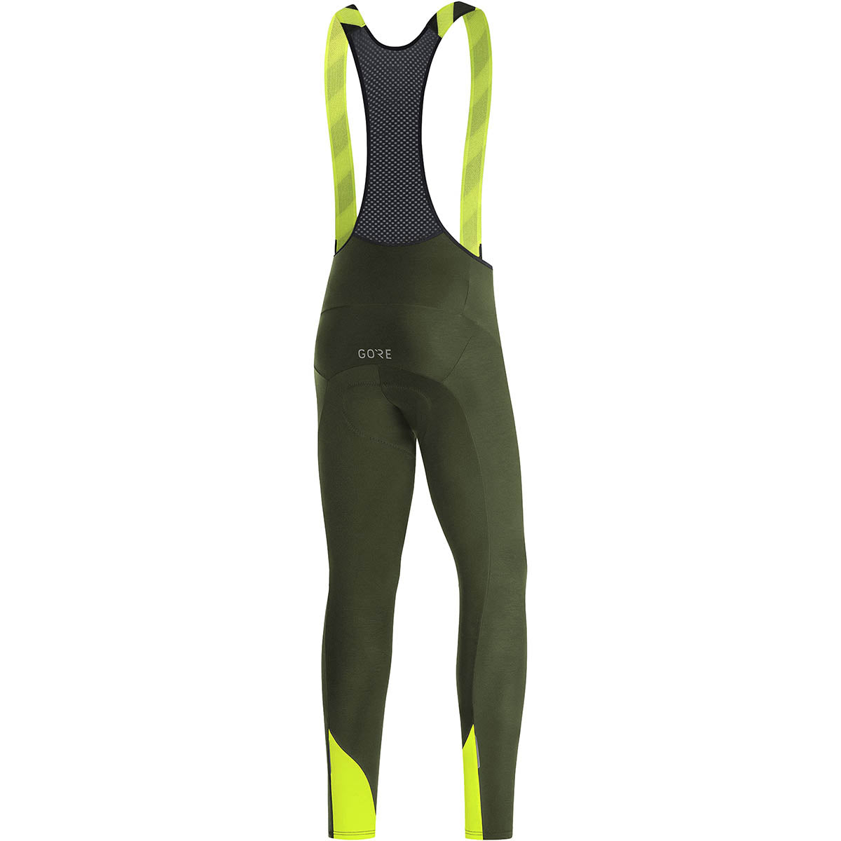 Gorewear C3 Thermo Bib Tights+ - Utility Green / Neon Yellow