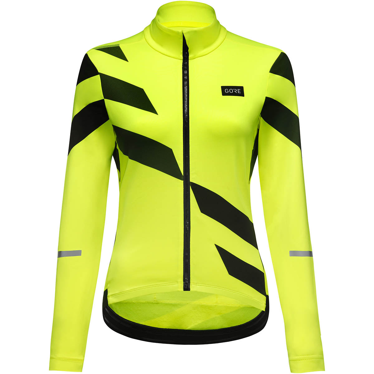 Gorewear Progress Thermo Jersey Womens - Neon Yellow / Utility Green