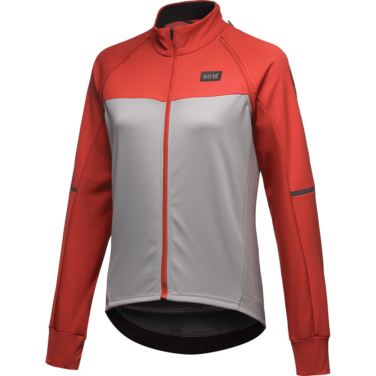 Gore Wear Phantom Jacket Womens - Lab Gray/Fireball