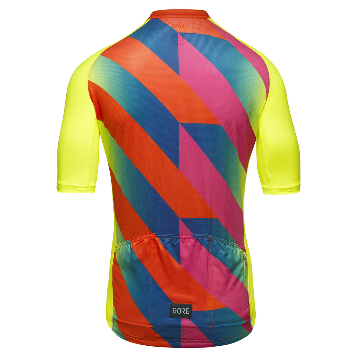 Gore Wear Signal Jersey Mens - Neon Yellow/Multicolor