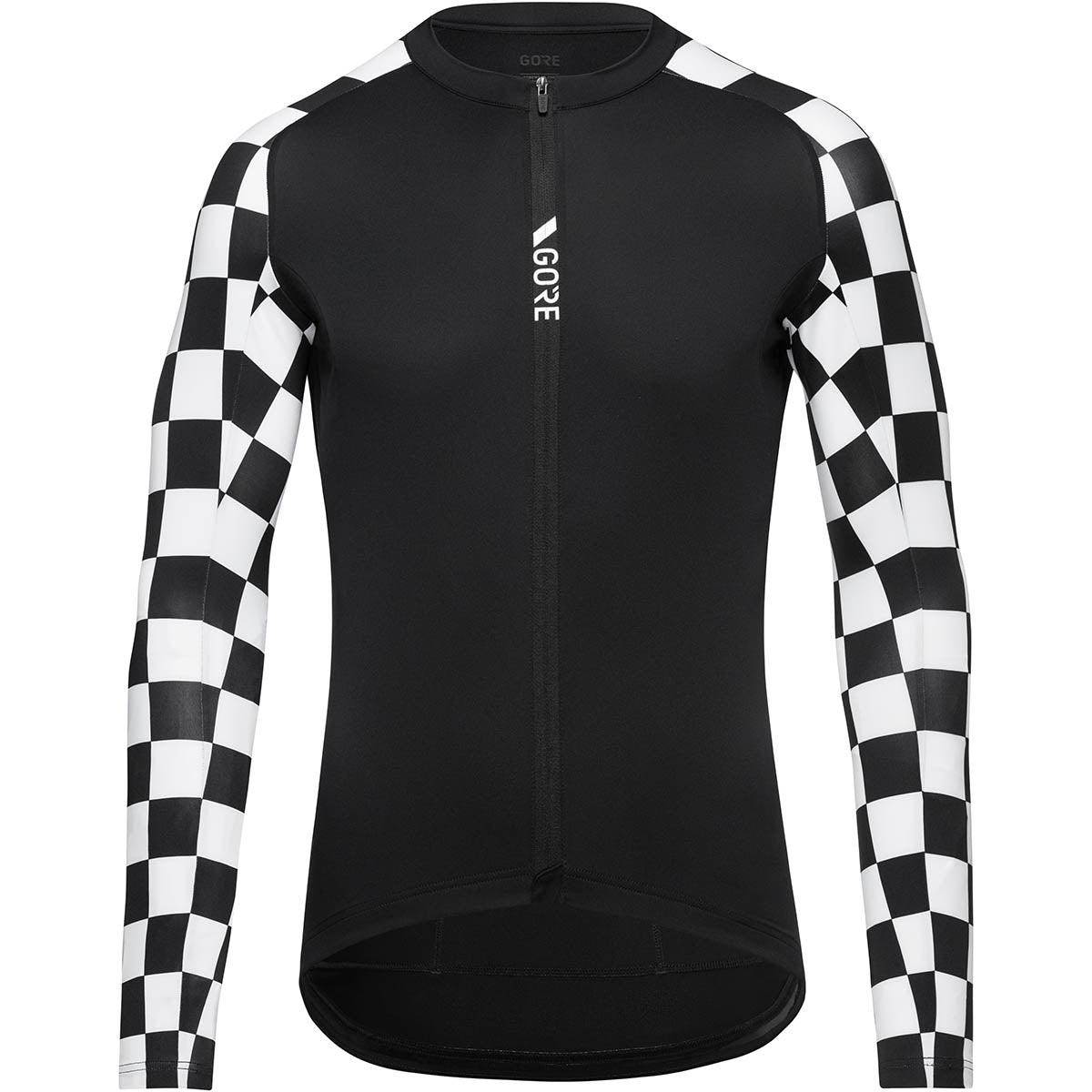 Gorewear Torrent Long Sleeve Jersey Mens - Black / White