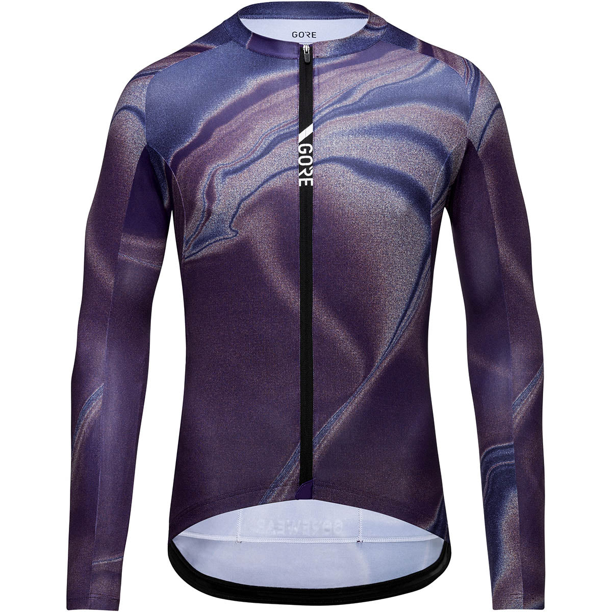 Gorewear Torrent Long Sleeve Jersey Mens - Process Purple / Ultramarine