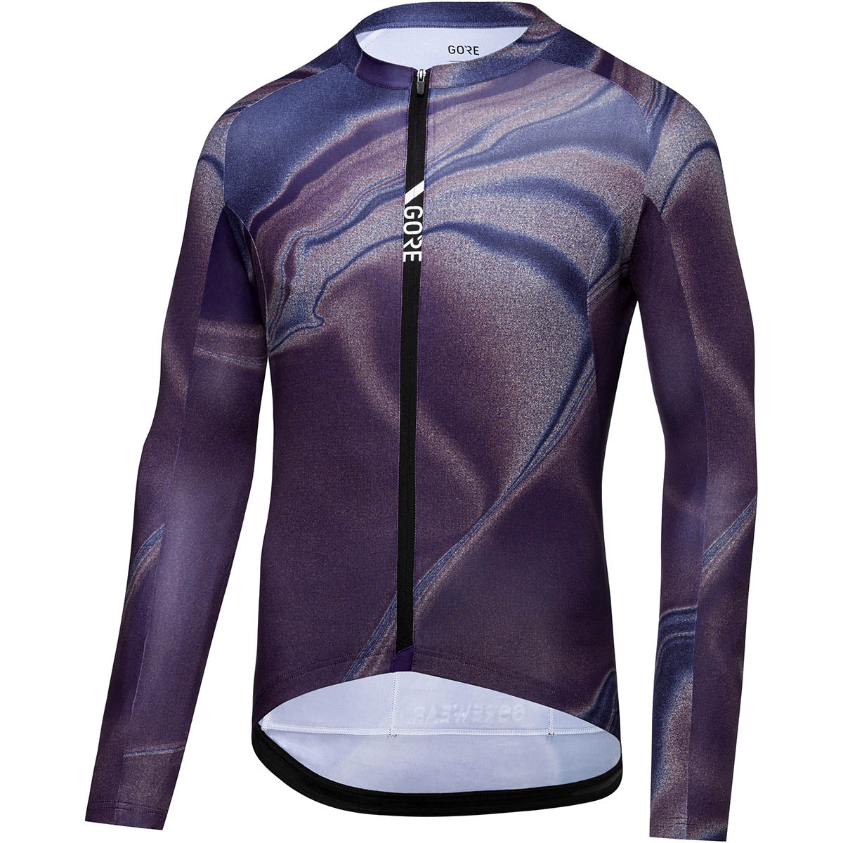 Gorewear Torrent Long Sleeve Jersey Mens - Process Purple / Ultramarine