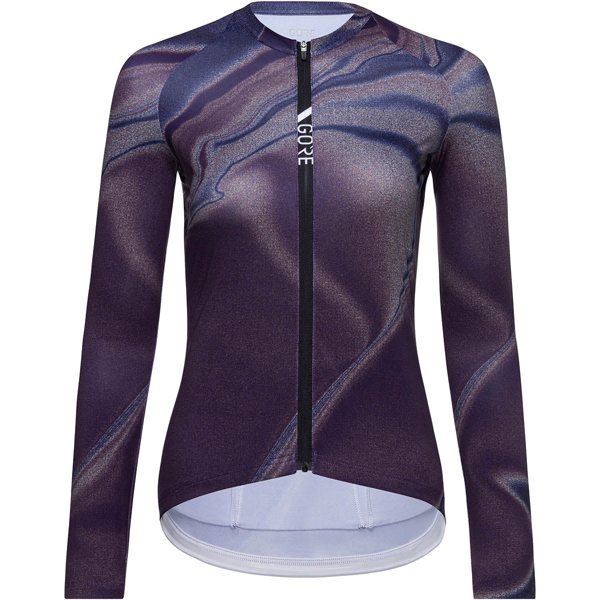 Gorewear Torrent Long Sleeve Jersey Womens - Process Purple / Ultramarine