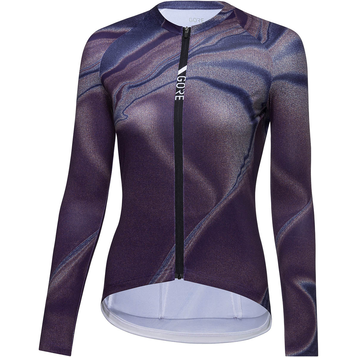 Gorewear Torrent Long Sleeve Jersey Womens - Process Purple / Ultramarine