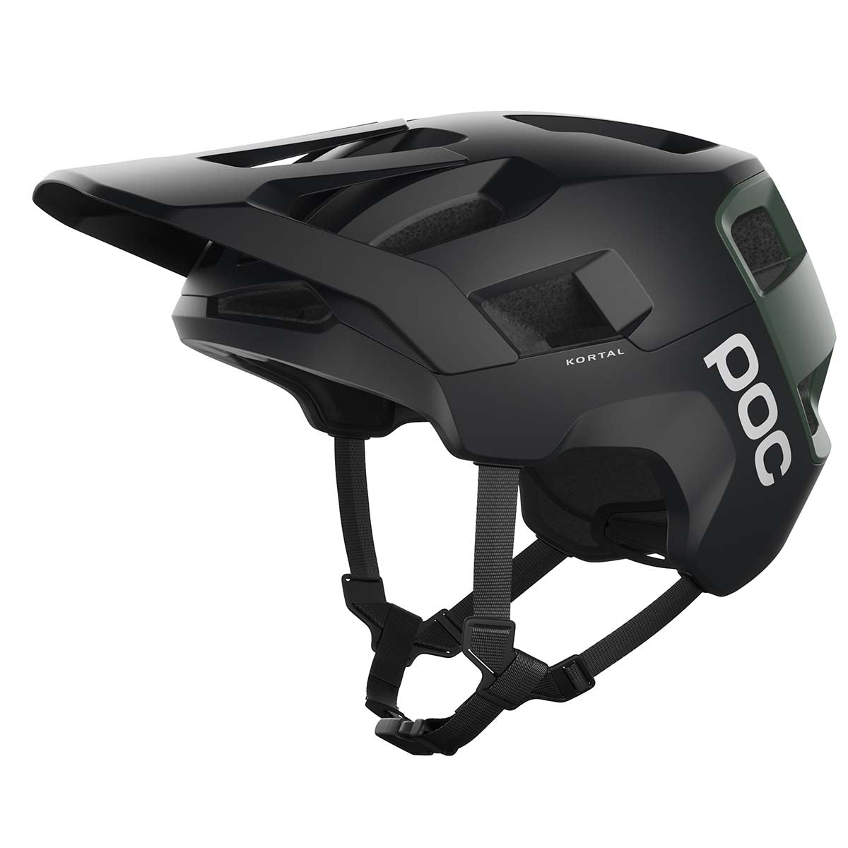 Poc Kortal Helm - Uranium Black/Epidote Green Metallic/Matt