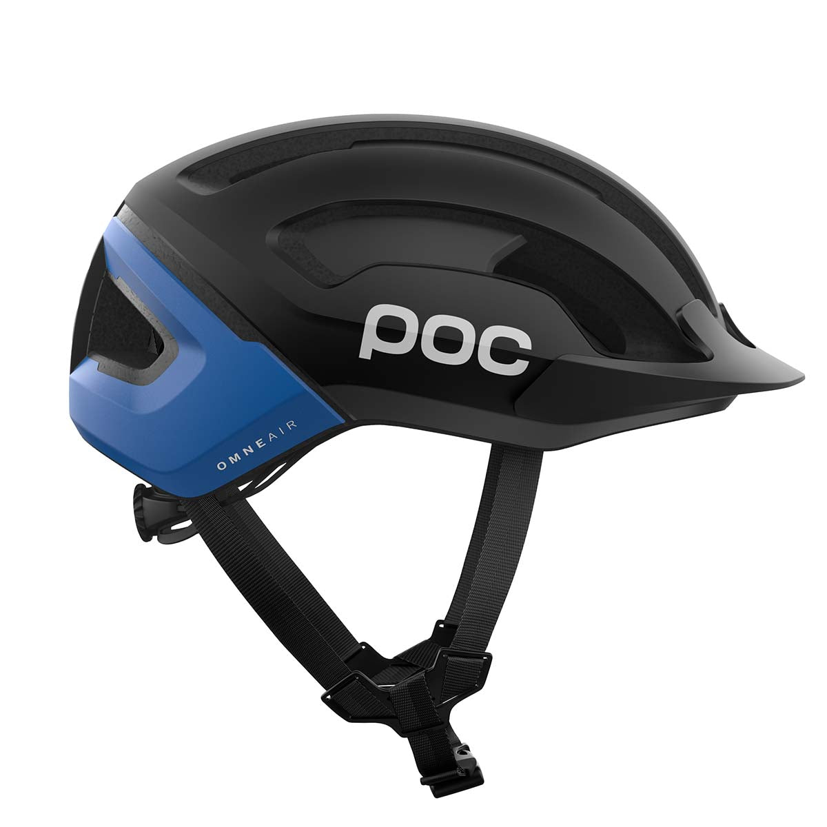 Poc Omne Air Resistance MIPS Helm - Uranium Black/Opal Blue Metallic/Matt