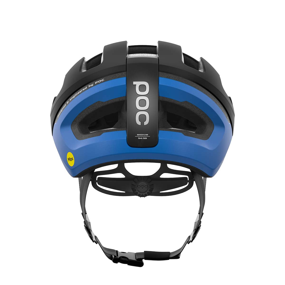 Poc Omne Air Resistance MIPS Helm - Uranium Black/Opal Blue Metallic/Matt