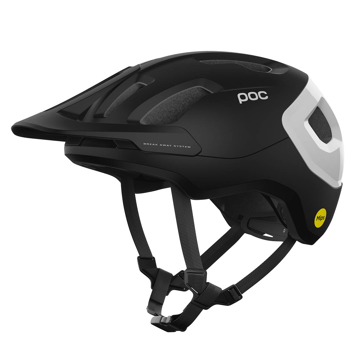 Poc Axion Race MIPS - Uranium Black Matt/Hydrogen White