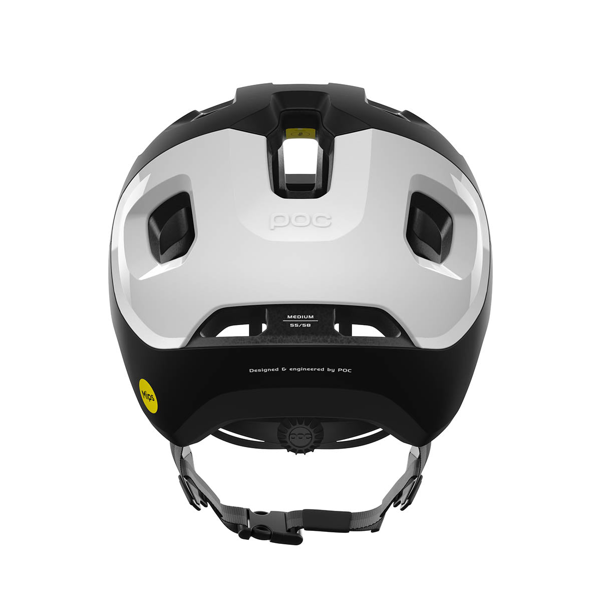 Poc Axion Race MIPS - Uranium Black Matt/Hydrogen White