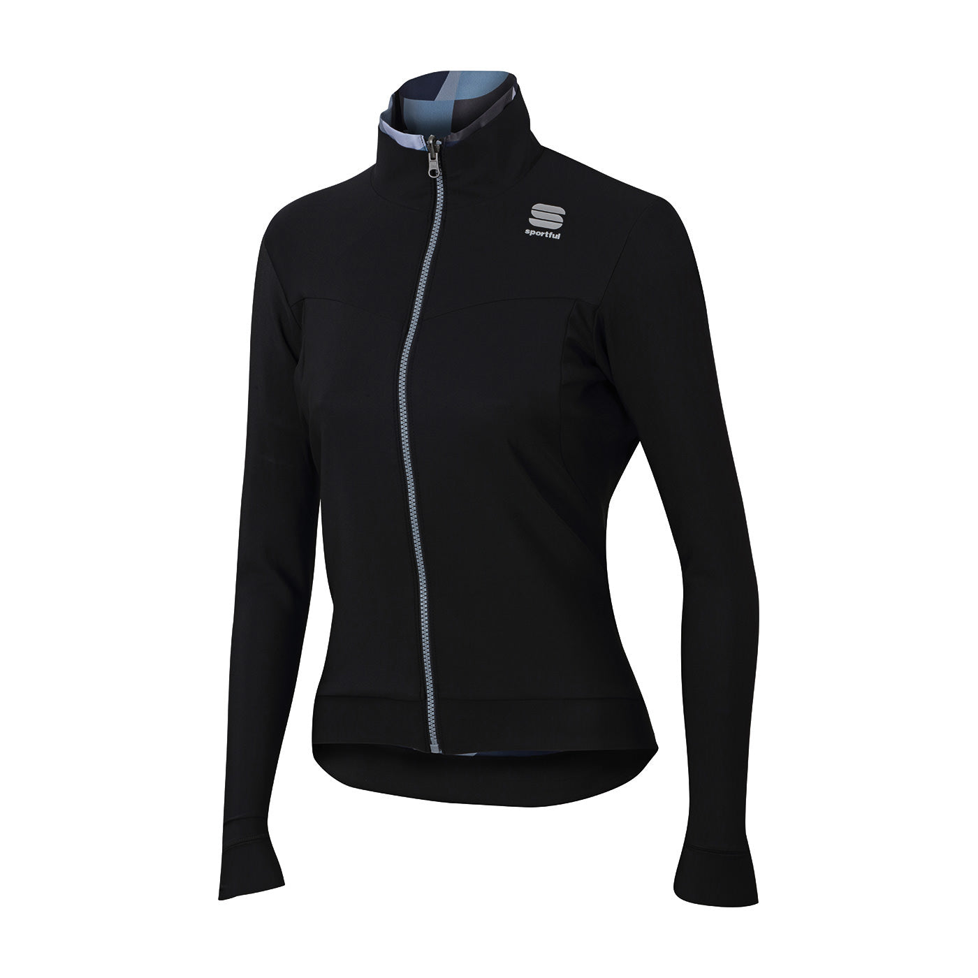 Sportful primavera switch thermal dames fietsjack zwart grijs
