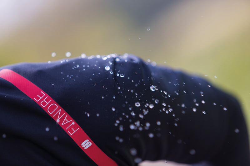 Sportful fiandre light norain fietsshirt met korte mouwen fluo geel