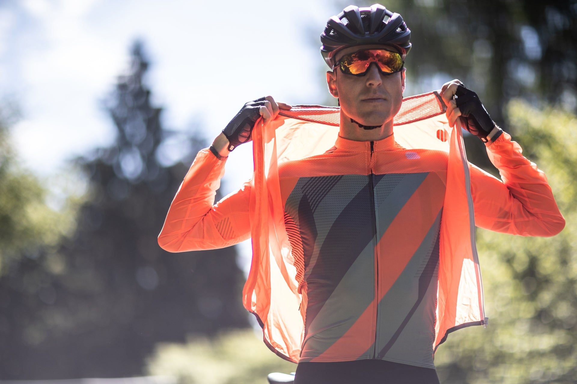 Sportful hot pack easylight windjack oranje sdr