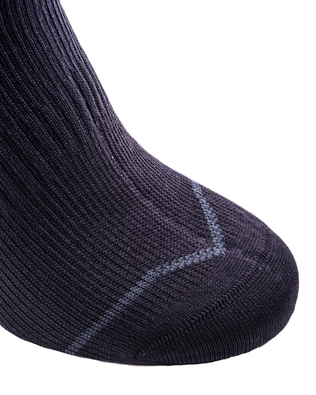 SEALSKINZ Road Thin Mid Sock With Hydrostop Black Anthra