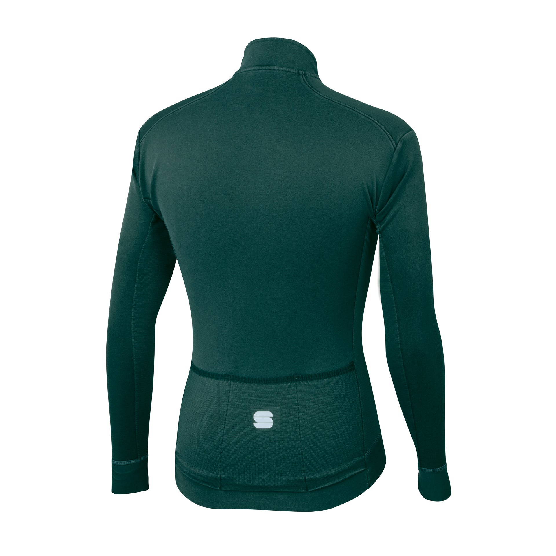 Sportful monocrom thermal fietsshirt met lange mouwen sea moss groen
