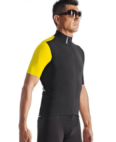 Assos campionissimo evo 7 fietsshirt met korte mouwen volt geel