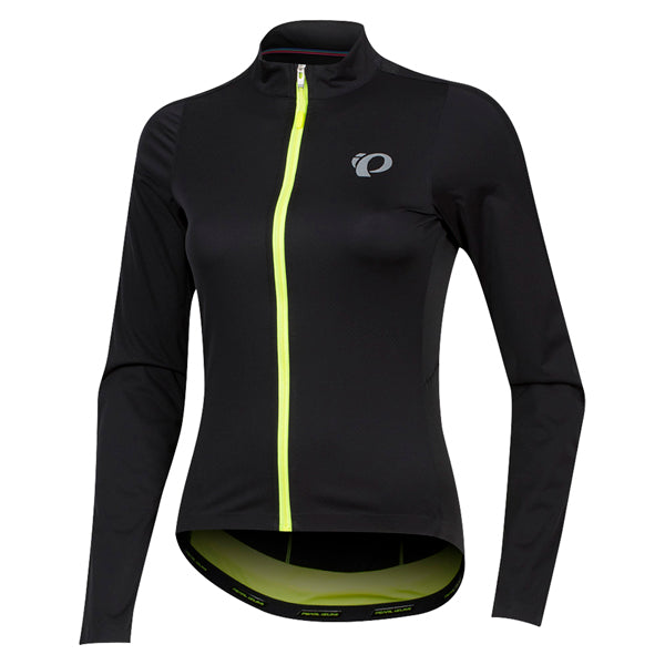 Pearl Izumi p.r.o. pursuit wind dames fietsshirt met lange mouwen zwart screamin