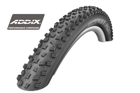 Schwalbe rocket ron addix performance tubeless ready 26� x 2.25 MTB vouwband zwart