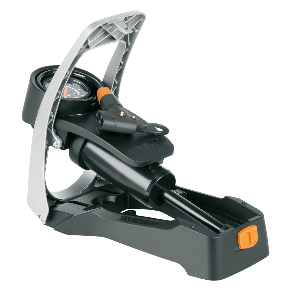 Sks airstep voetpomp zwart grijs
