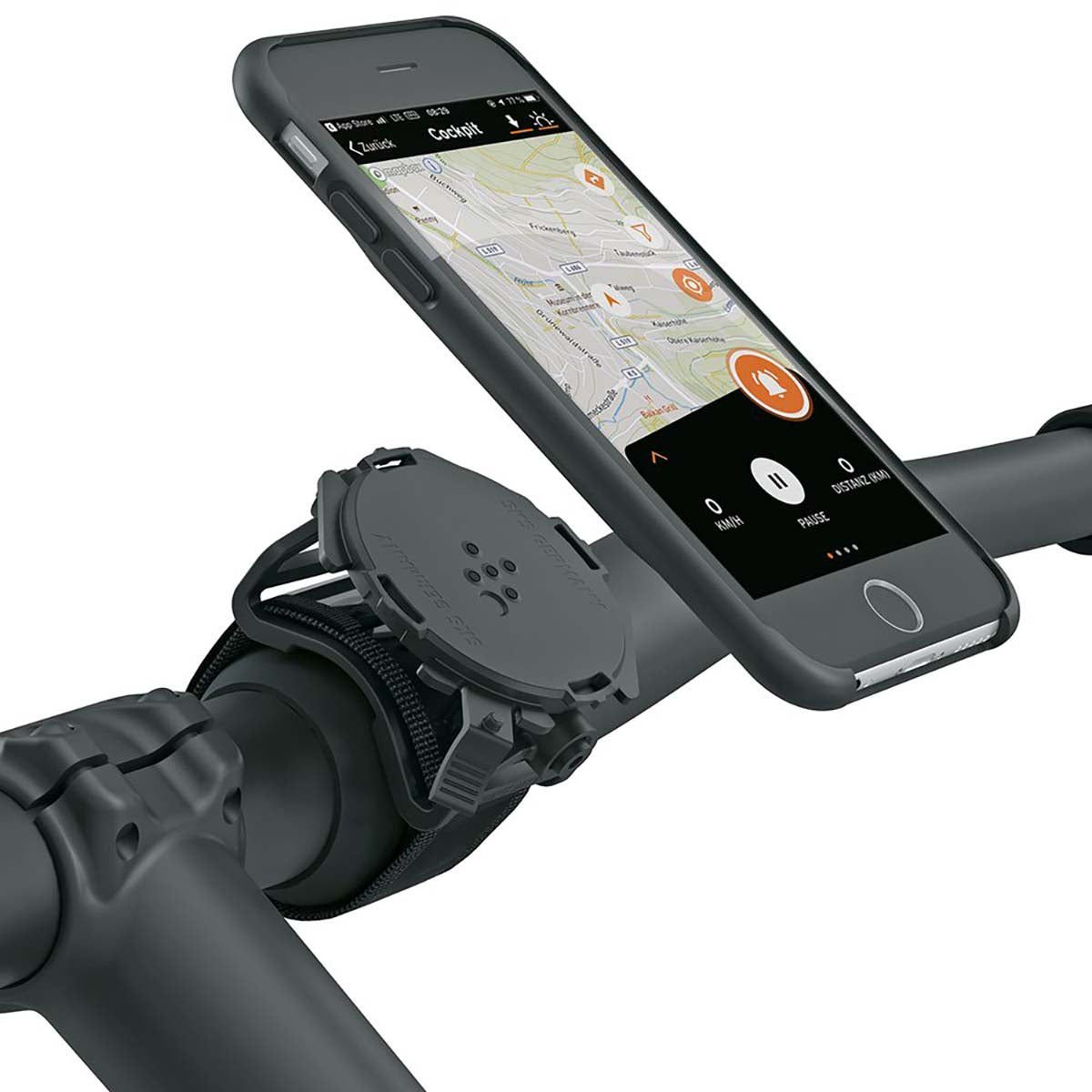 SKS Compit Anywhere Smartphone Stuurhouder Zwart