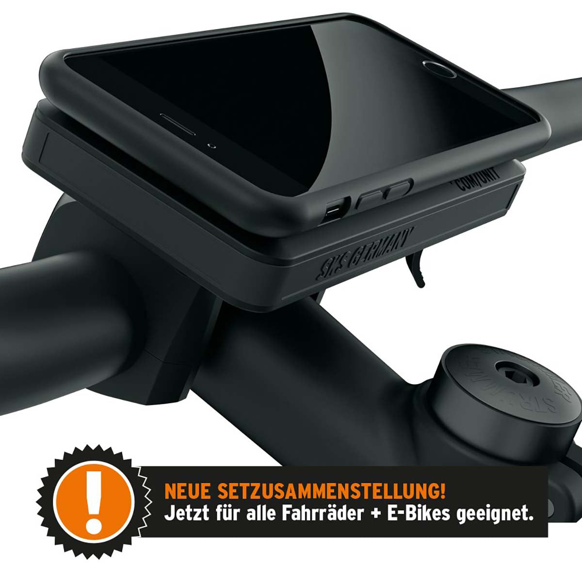 SKS Compit + Smartphone Stuurhouder met Powerbank