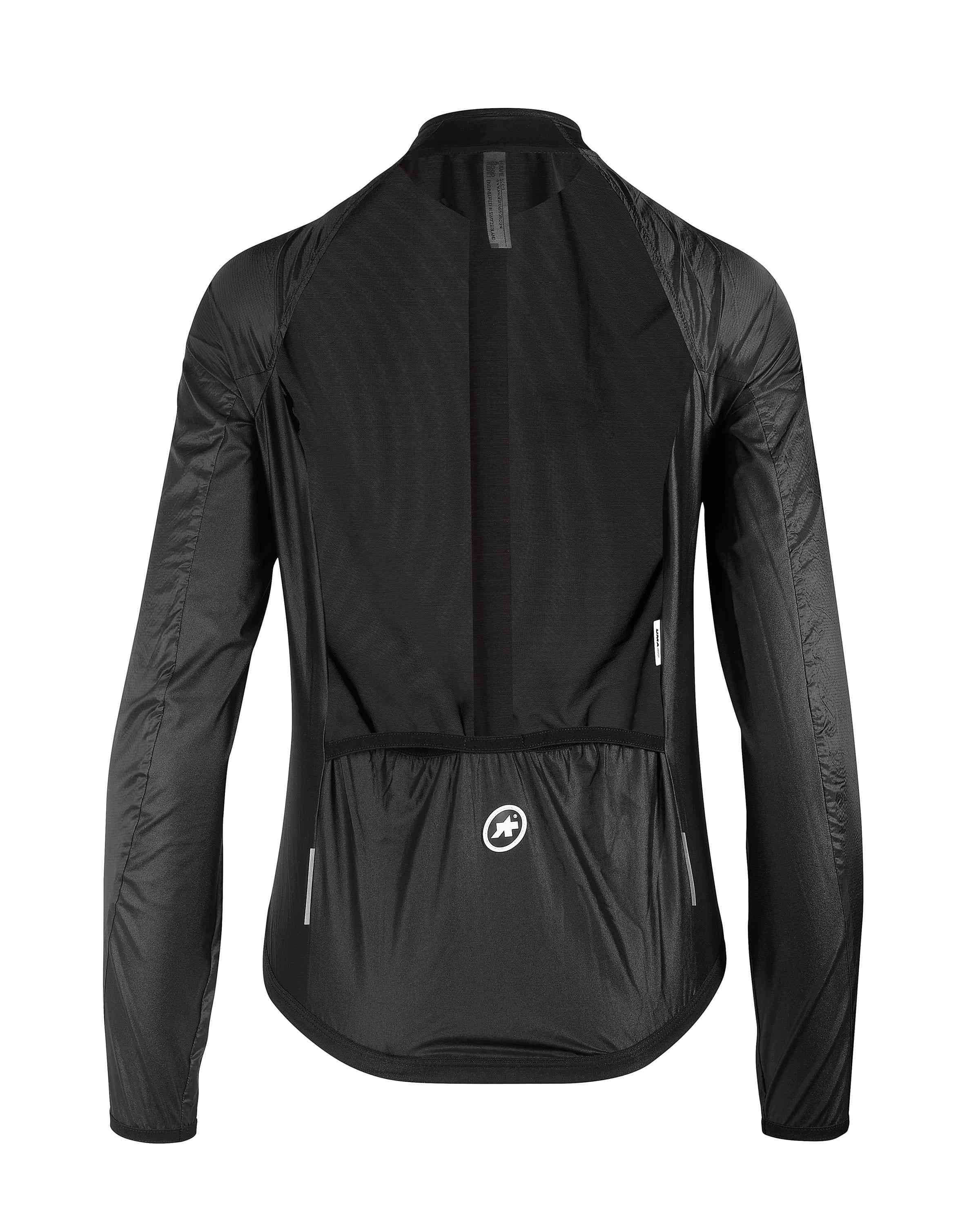Assos uma gt dames windjack blackseries zwart