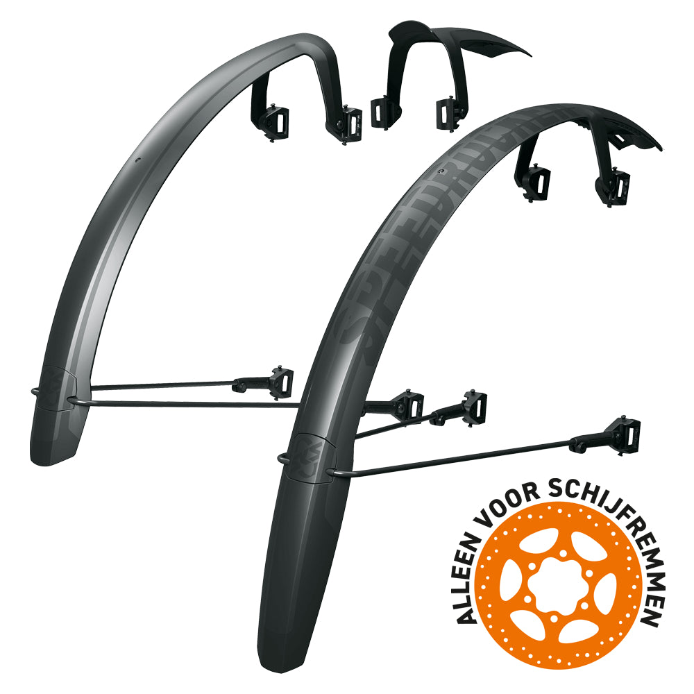 SKS speedrocker XL spatbordenset zwart