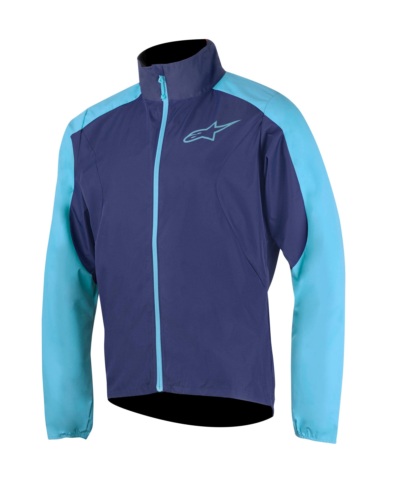 Alpinestars descender 2 fietsjack poseidon blauw atoll blauw