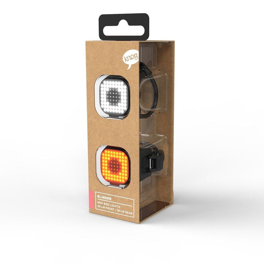 Knog Blinder Mini Light Twinpack Square Black
