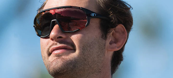 Tifosi Sledge Fietsbril Moon Dust/ Smoke - AC - Red-Clear