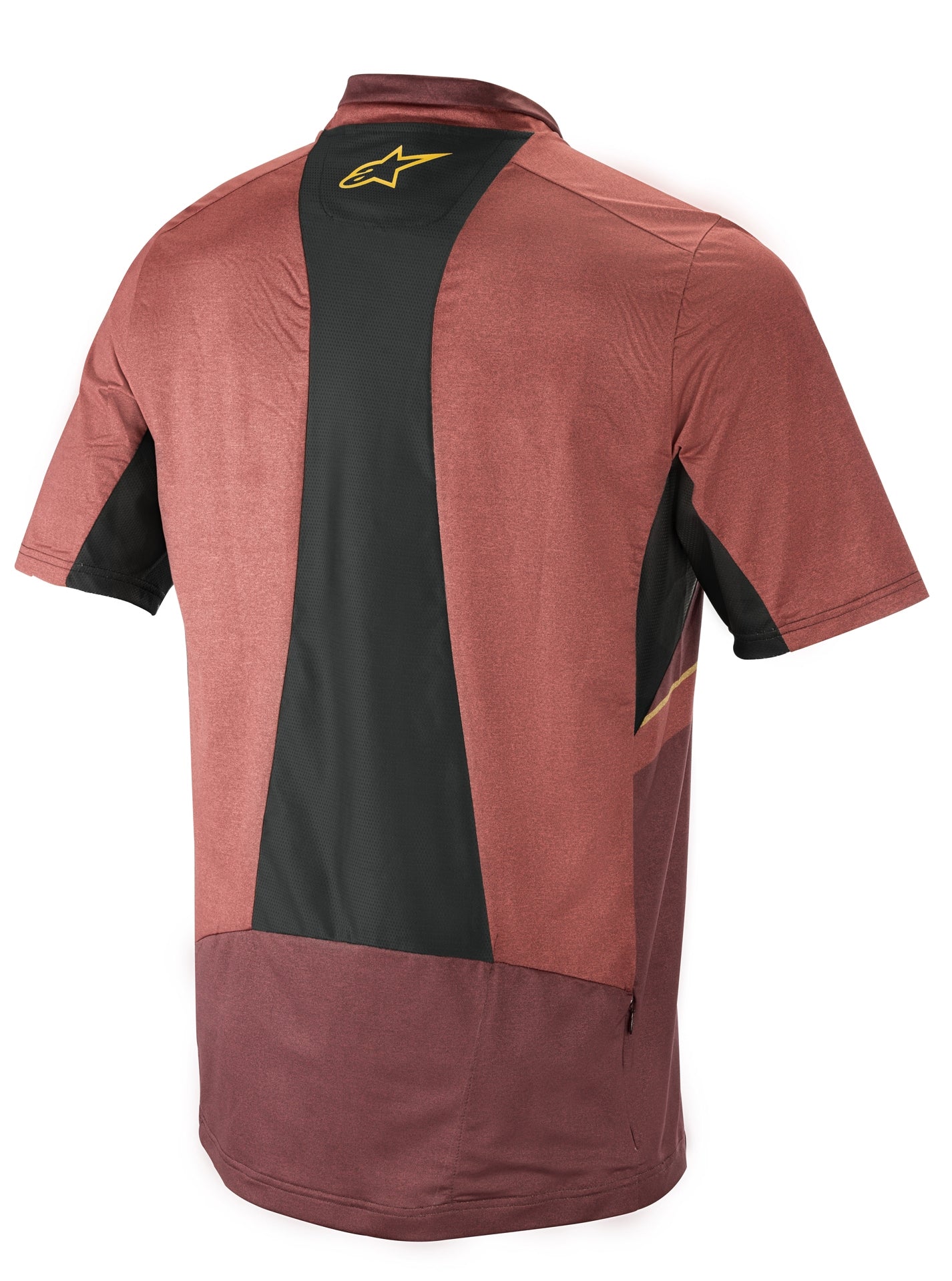 Alpinestars alps 8.0 fietsshirt met korte mouwen burgundy maroon rood