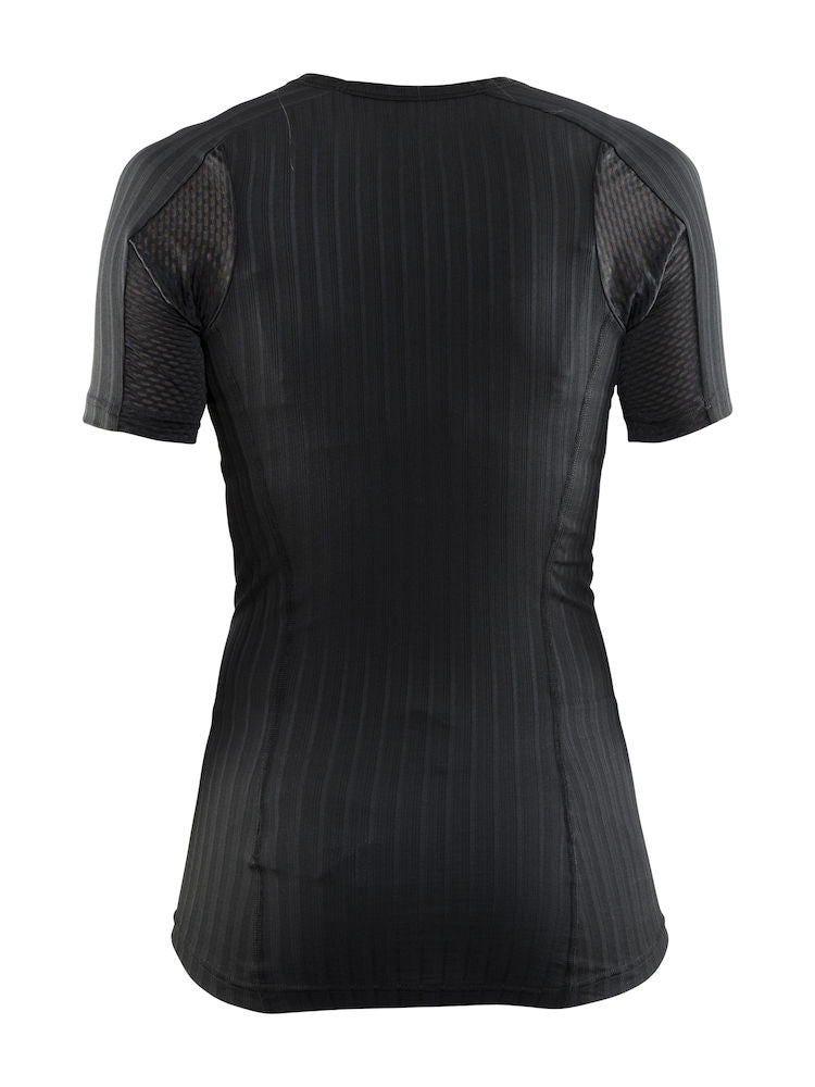 Craft active extreme 2.0 rn dames ondershirt met korte mouwen zwart