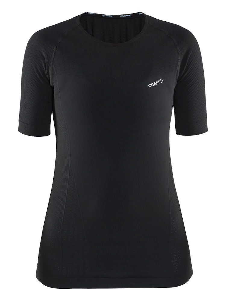 Craft cool intensity rn dames ondershirt met korte mouwen zwart