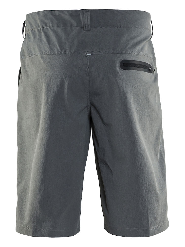 Craft ride korte fietsbroek grijs melange