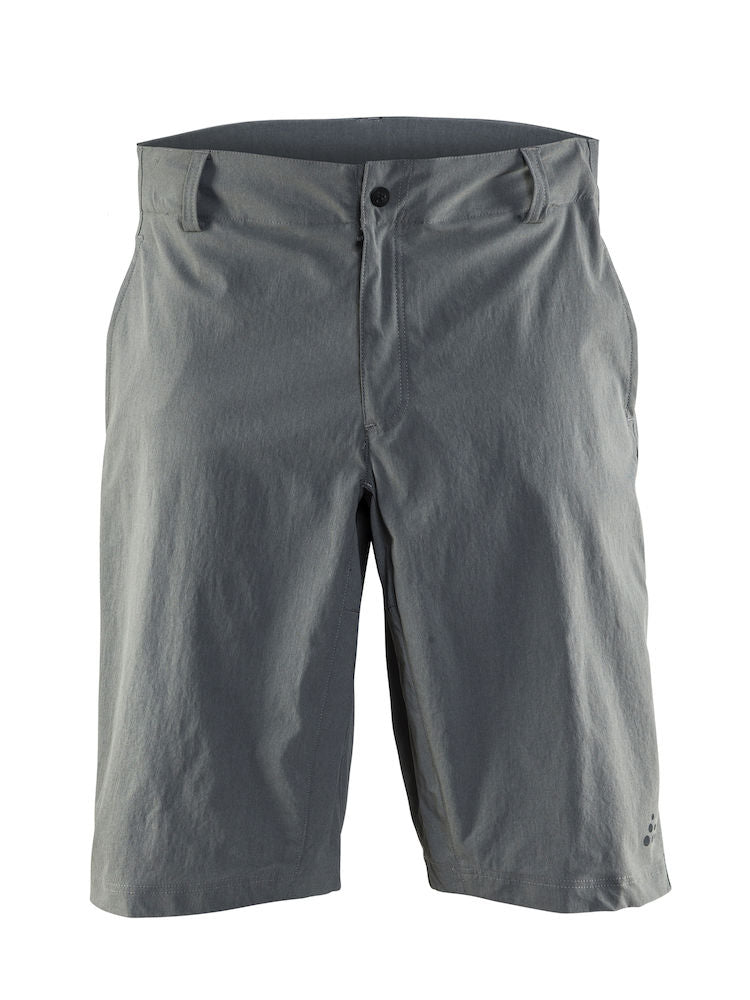 Craft ride korte fietsbroek grijs melange