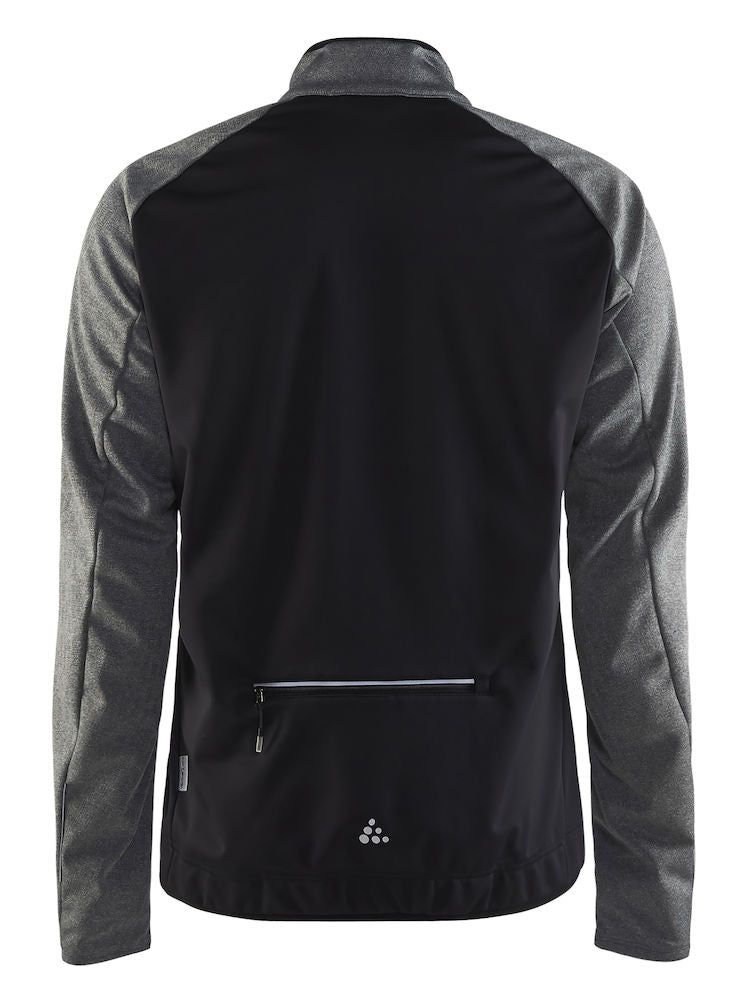 Craft rime fietsjack grijs zwart