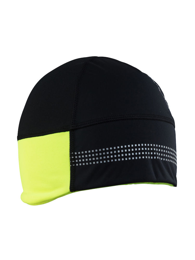 Craft shelter hat 2.0 muts zwart fluo geel