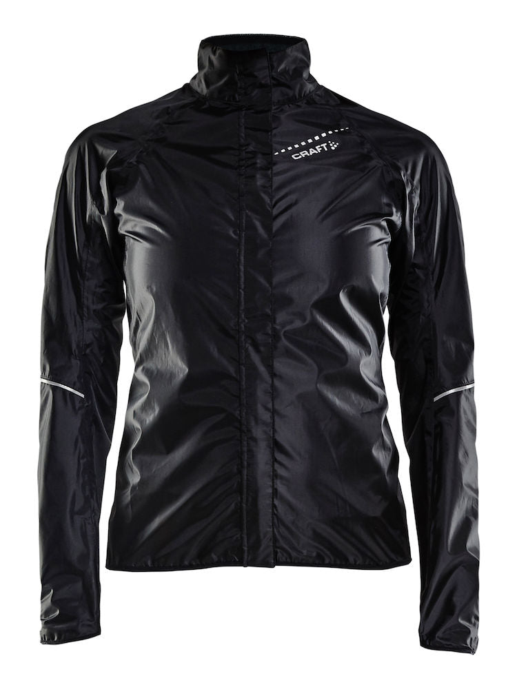 Craft mist dames regenjack zwart