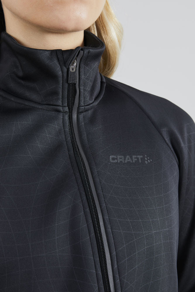 Craft ideal dames fietsjack zwart
