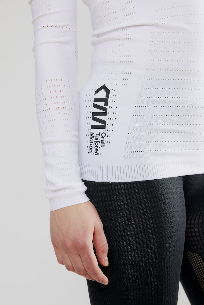 Craft ctm cn dames ondershirt met lange mouwen wit