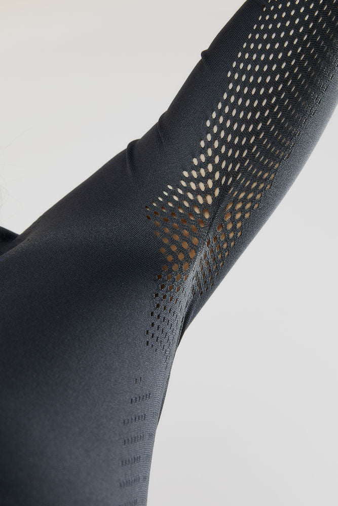 Craft ctm cn dames ondershirt met lange mouwen zwart