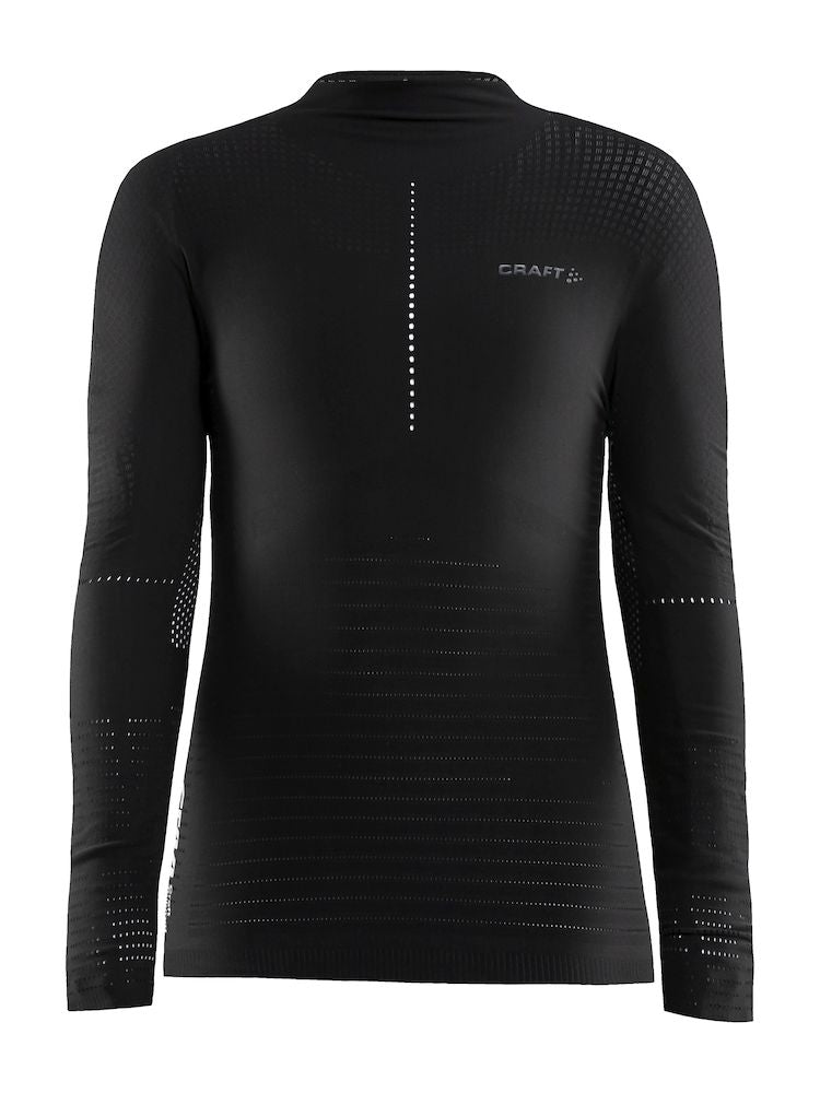 Craft ctm cn dames ondershirt met lange mouwen zwart