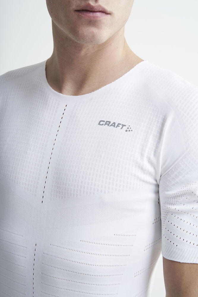 Craft ctm rn ondershirt met korte mouwen wit