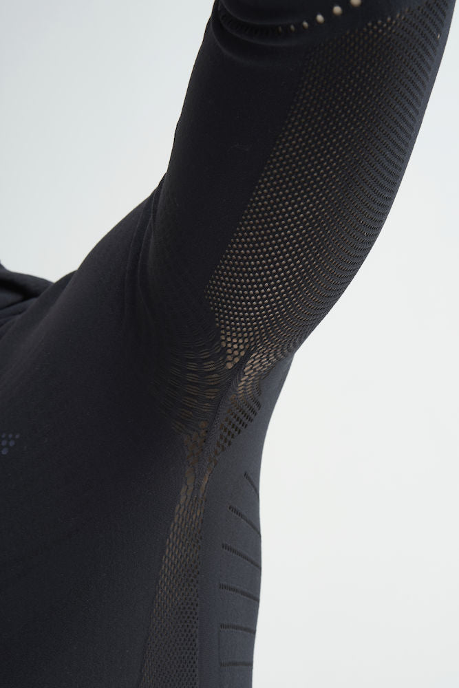 Craft ctm hood ondershirt met lange mouwen zwart