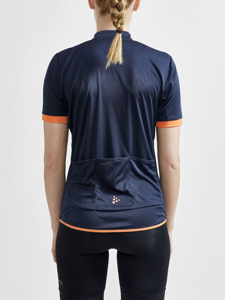 Craft Core Endur Logo Jersey W - Blue/Orange
