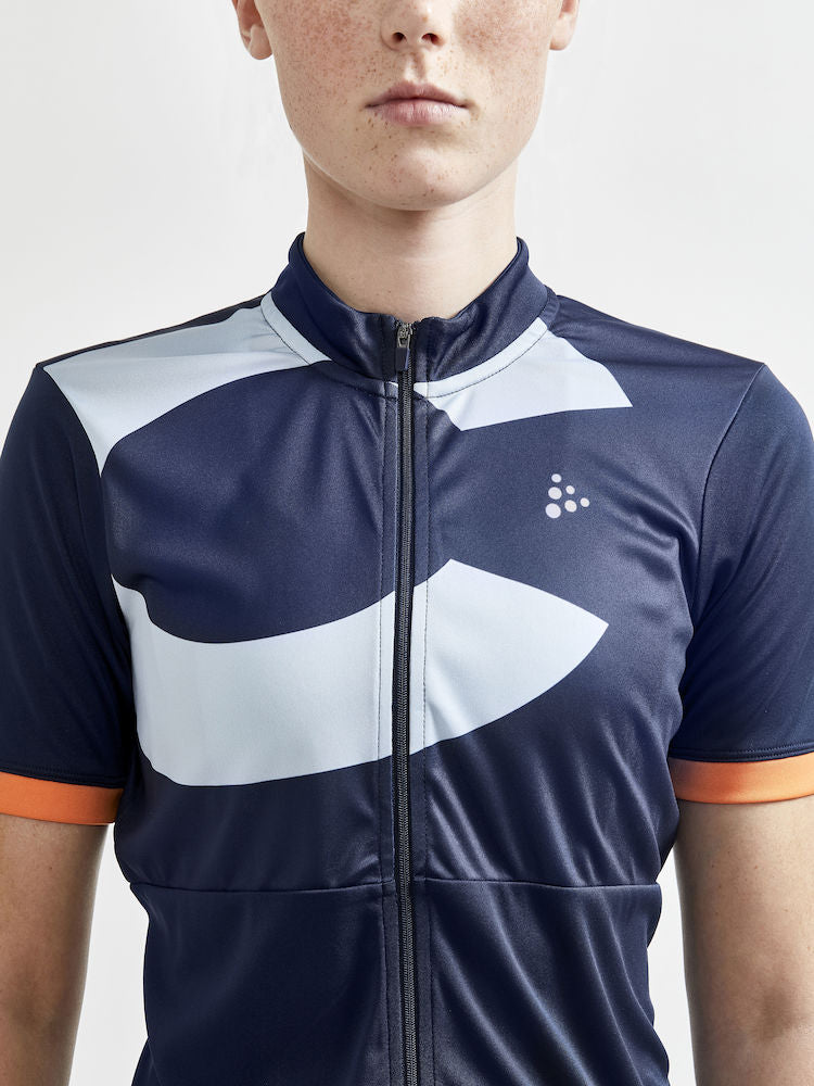 Craft Core Endur Logo Jersey W - Blue/Orange