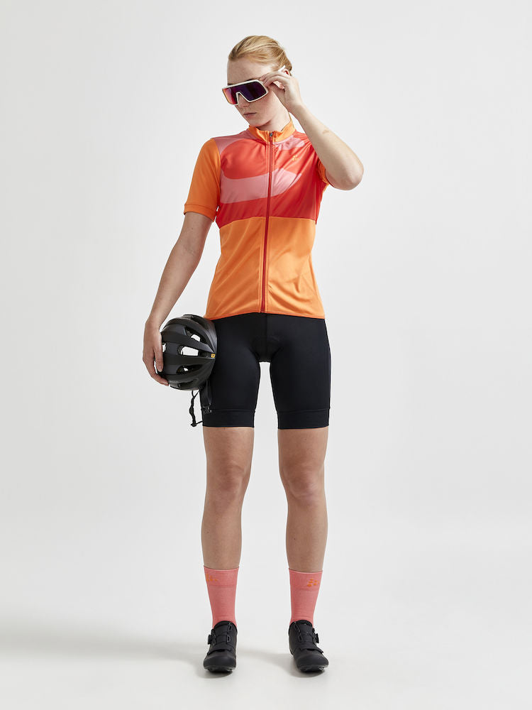 Craft Core Endur Logo Jersey W - Orange/Red